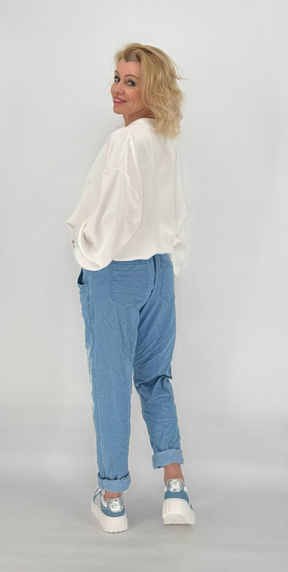 Jogpants Hose blau