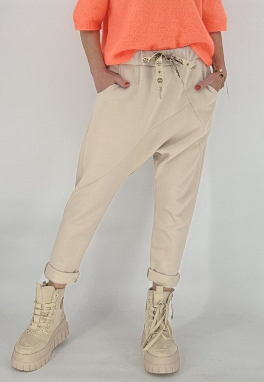 Jogpants Hose beige