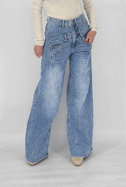 Wide-Leg Jeans CY-150