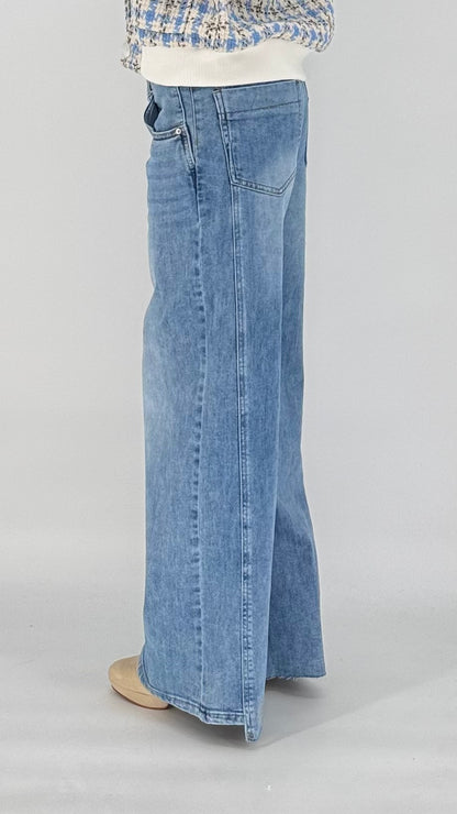 Wide-Leg Jeans CY-150