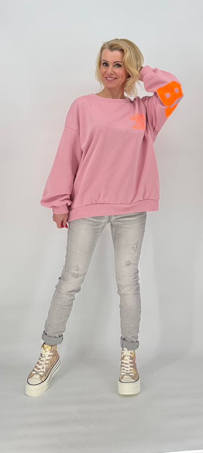 Sweatshirt in rosa "Balance"