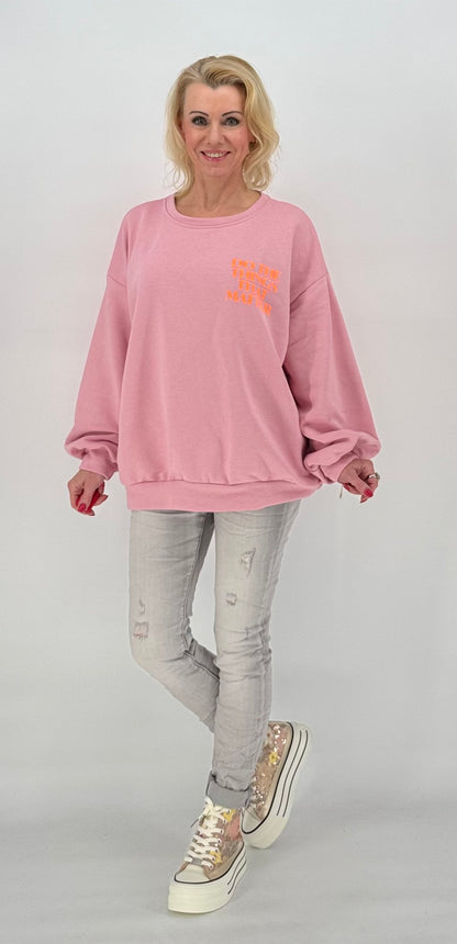 Sweatshirt in rosa "Balance"