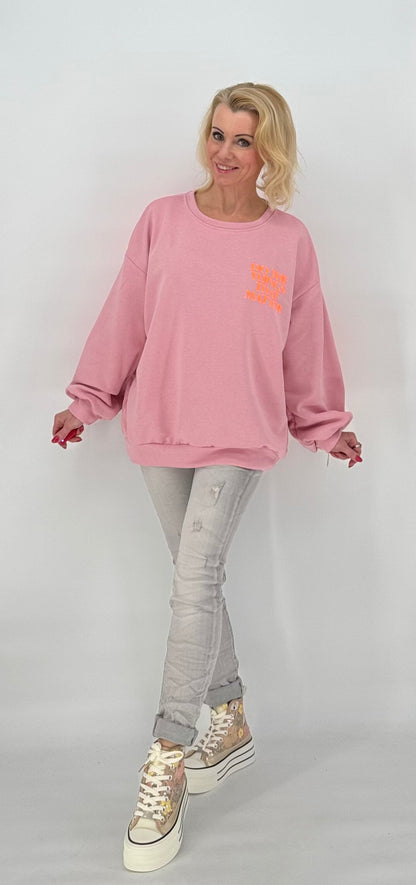 Sweatshirt in rosa "Balance"