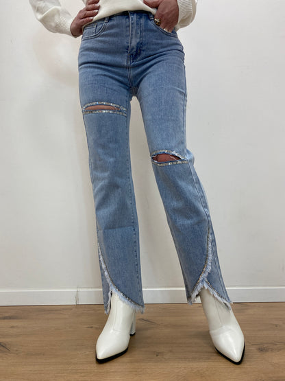 Jeans Hose mit Extras