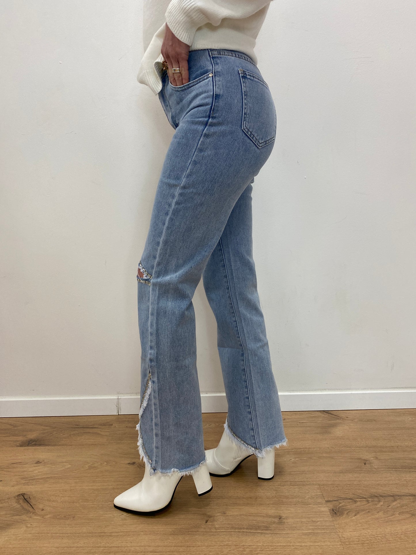 Jeans Hose mit Extras