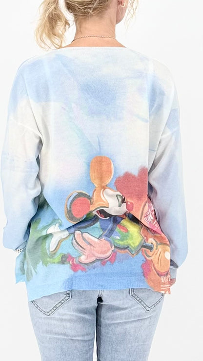 Shirt "Mickey" blau