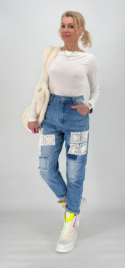 Jeans mit Details