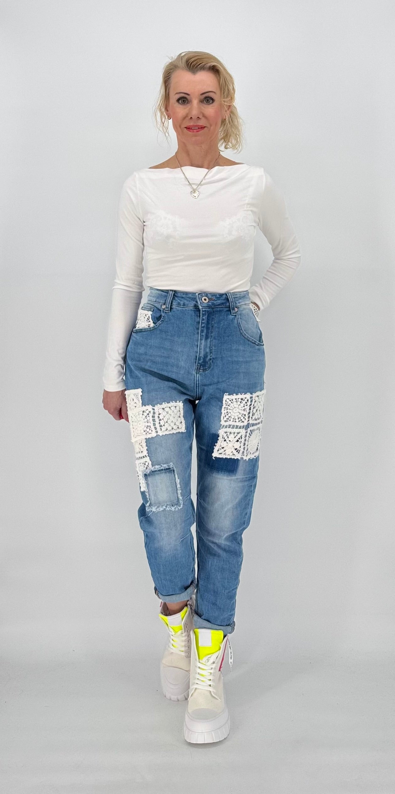 Jeans mit Details