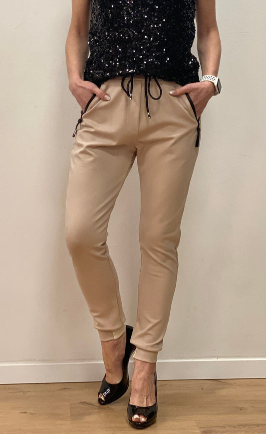 ESViViD Hose in beige Jogpants-Art