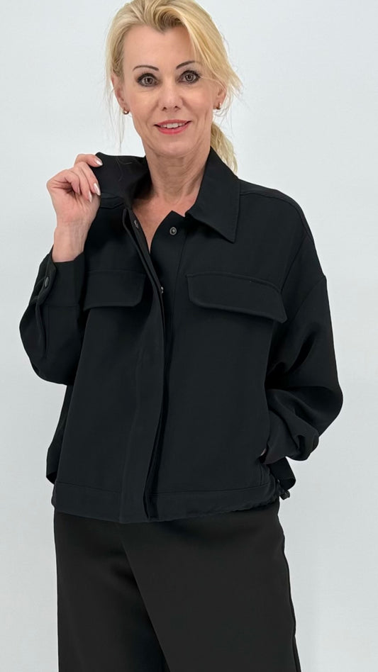 Shirt Jacke NÜ schwarz