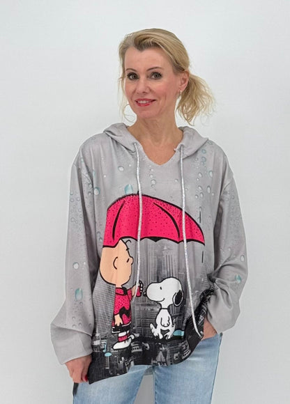 Sweatshirt mit Kapuze Snoopy "New York City"