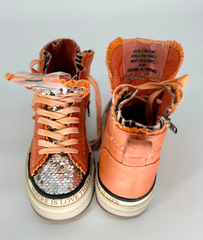 Sneaker Rebecca White orange