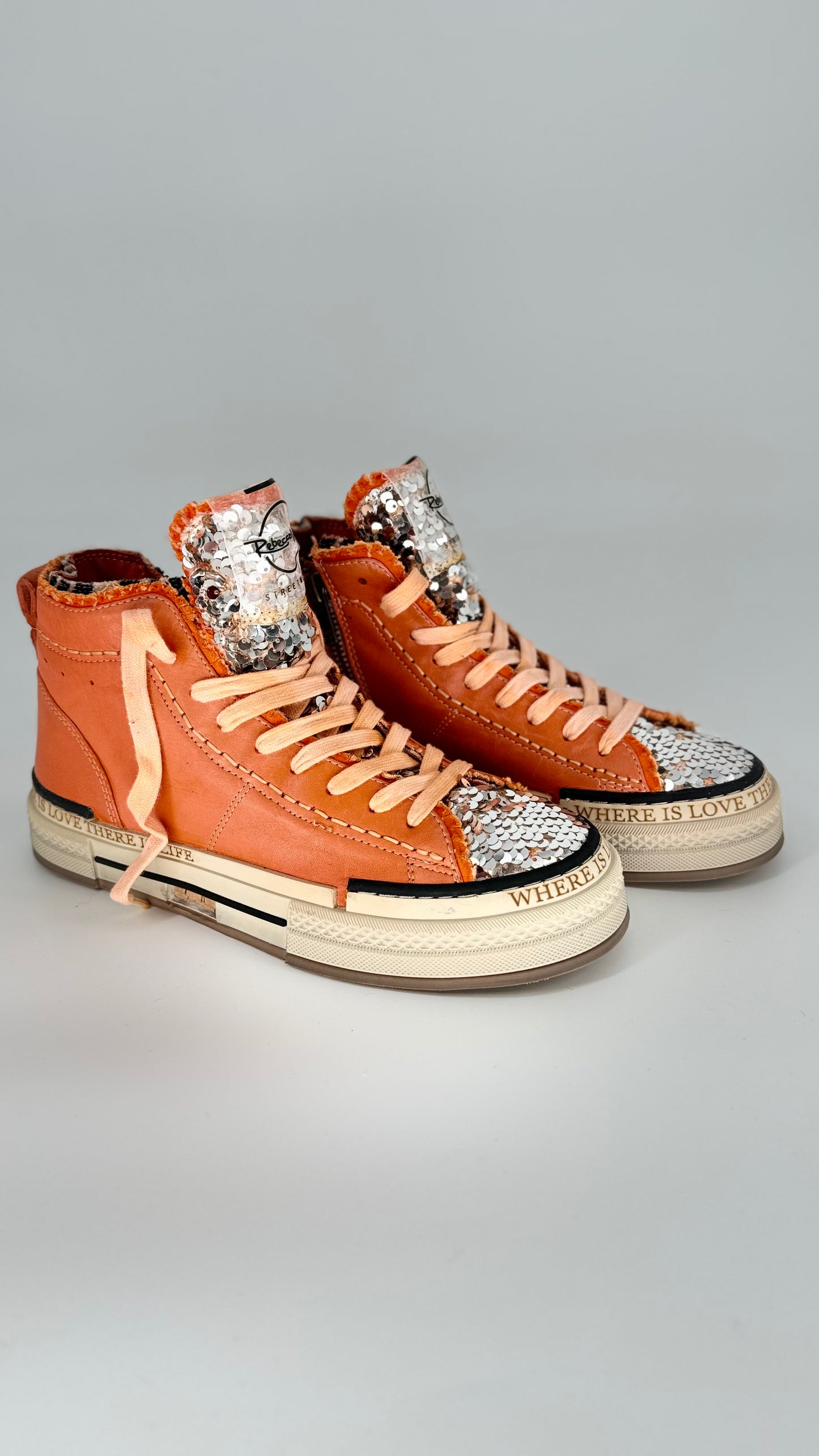 Sneaker Rebecca White orange