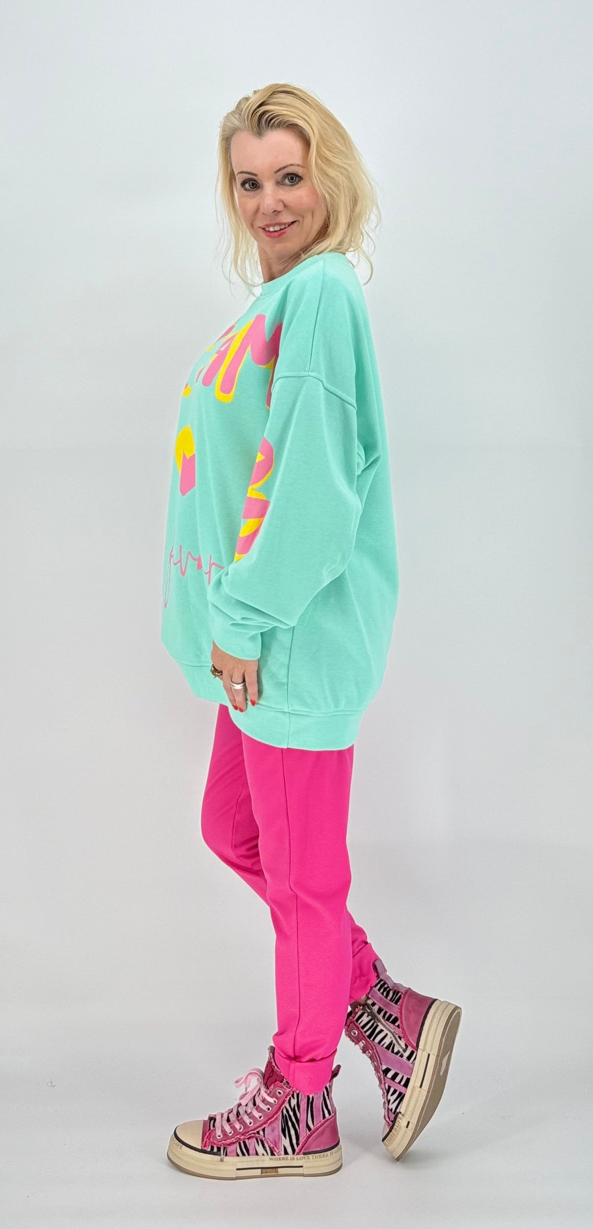 Sweatshirt "MORE" mint