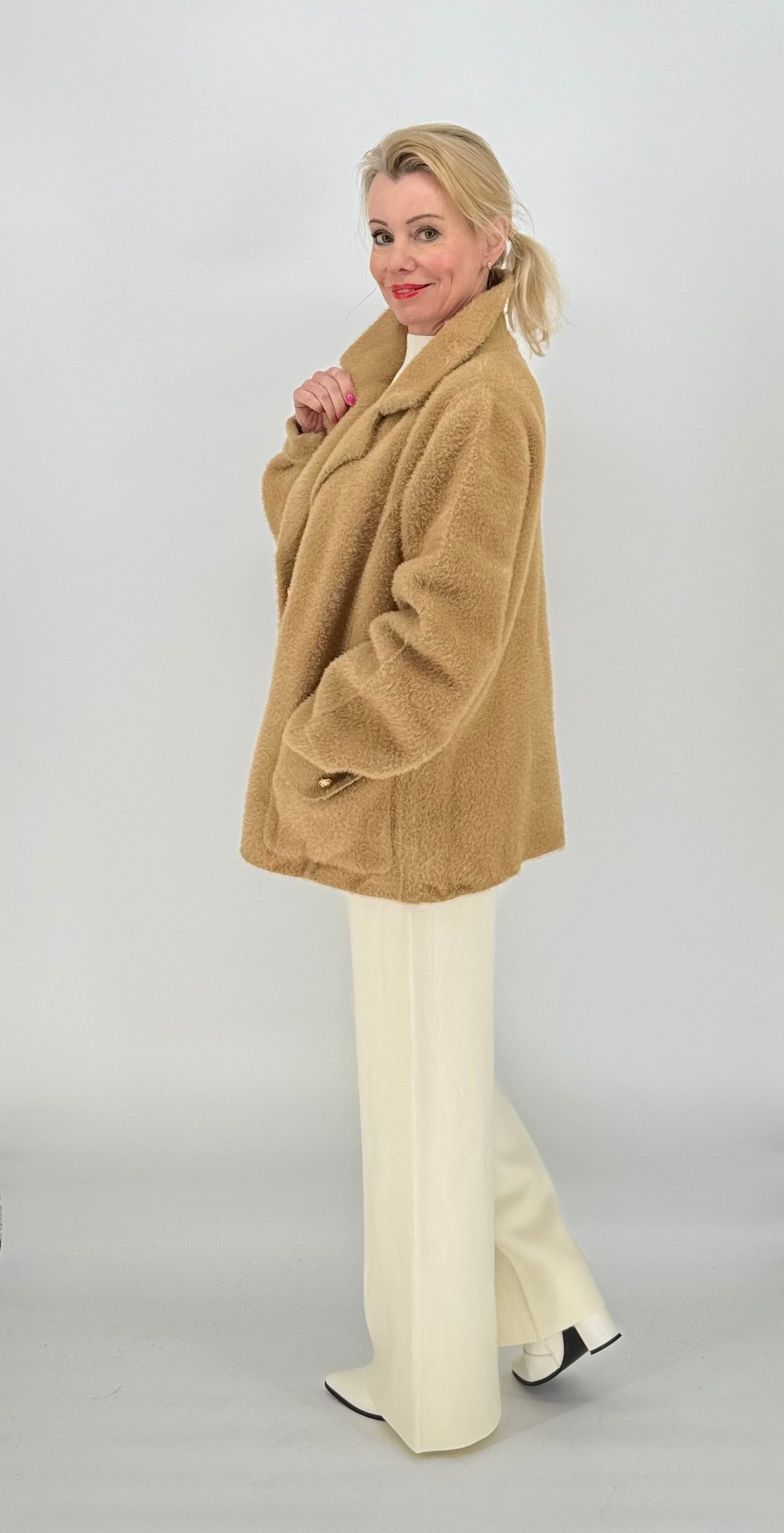 Kuschelige Jacke camel