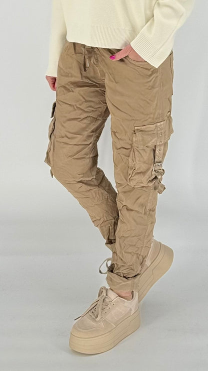 Joggpants Hose gold