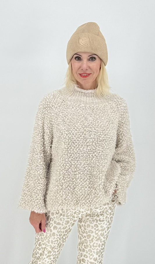 Pullover Bouclé beige